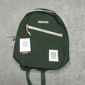 Topo Designs Backpack Unisex One Size Green Light Pack Canvas Laptop LOGO NEW